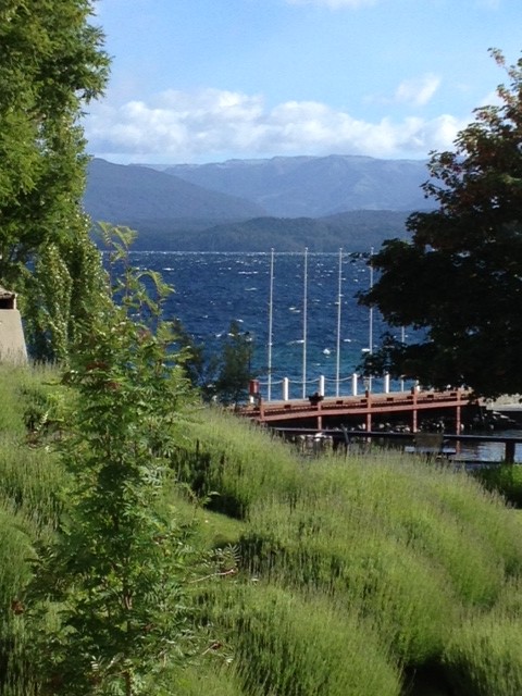 Lake and mountain view