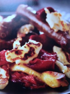 Sausage and Halloumi Cheese