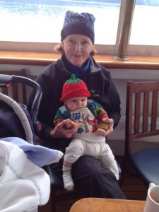 Grandson Will on grandma's lap