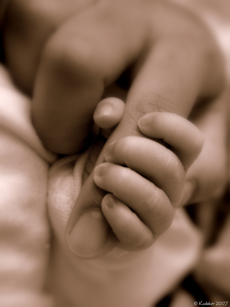 infant fingers